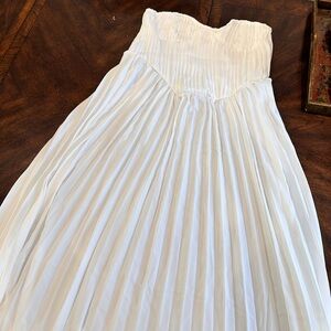 White bridal dress